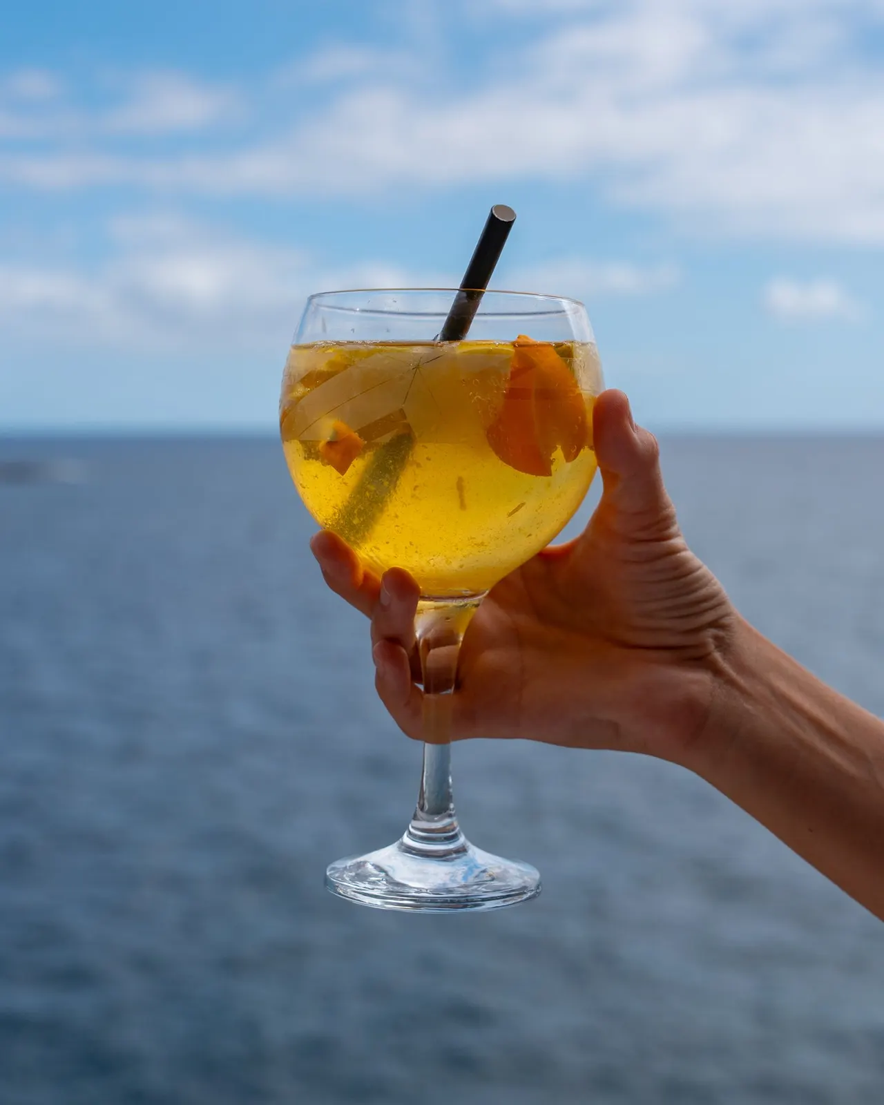 Copa frente al mar